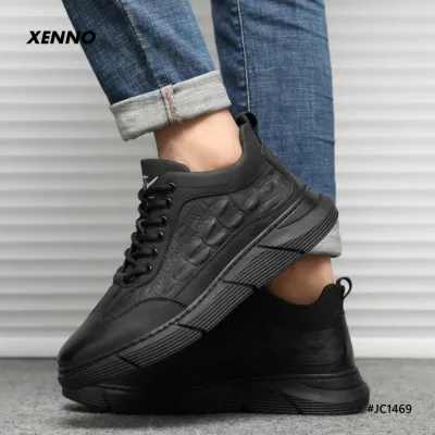 Genuine Leather Trendy Deodorized Men’s Casual Shoes